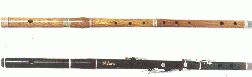 Wooden concert flutes